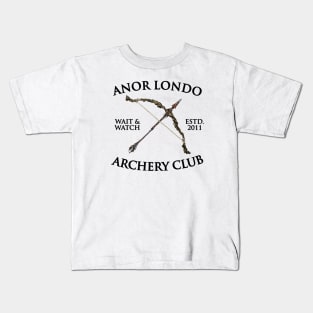 ANOR LONDO ARCHERY CLUB Kids T-Shirt